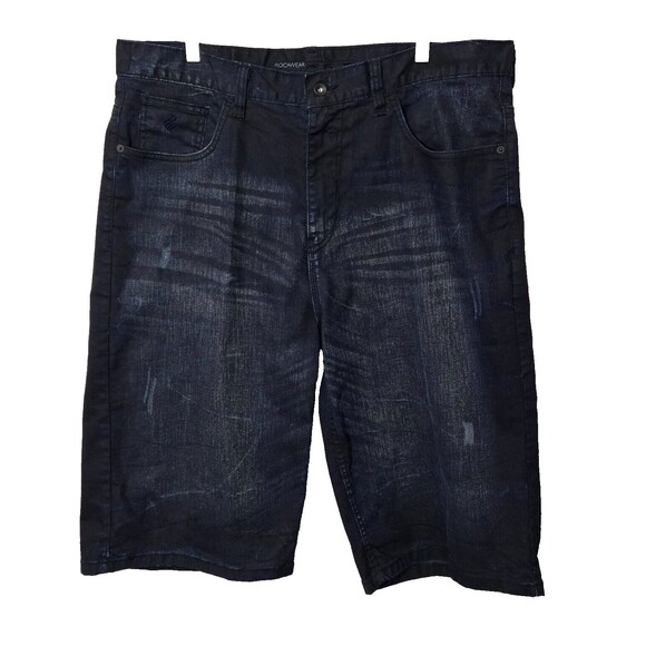 Rocawear Other - Rocawear Shorts Mens 38 Blue Jean Hip Hop Jorts Vintage Y2K Distressed Denim